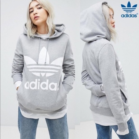 Adidas Originals WOMENS TREFOIL HOODIE CY6665 Size S /M - Picture 1 of 13